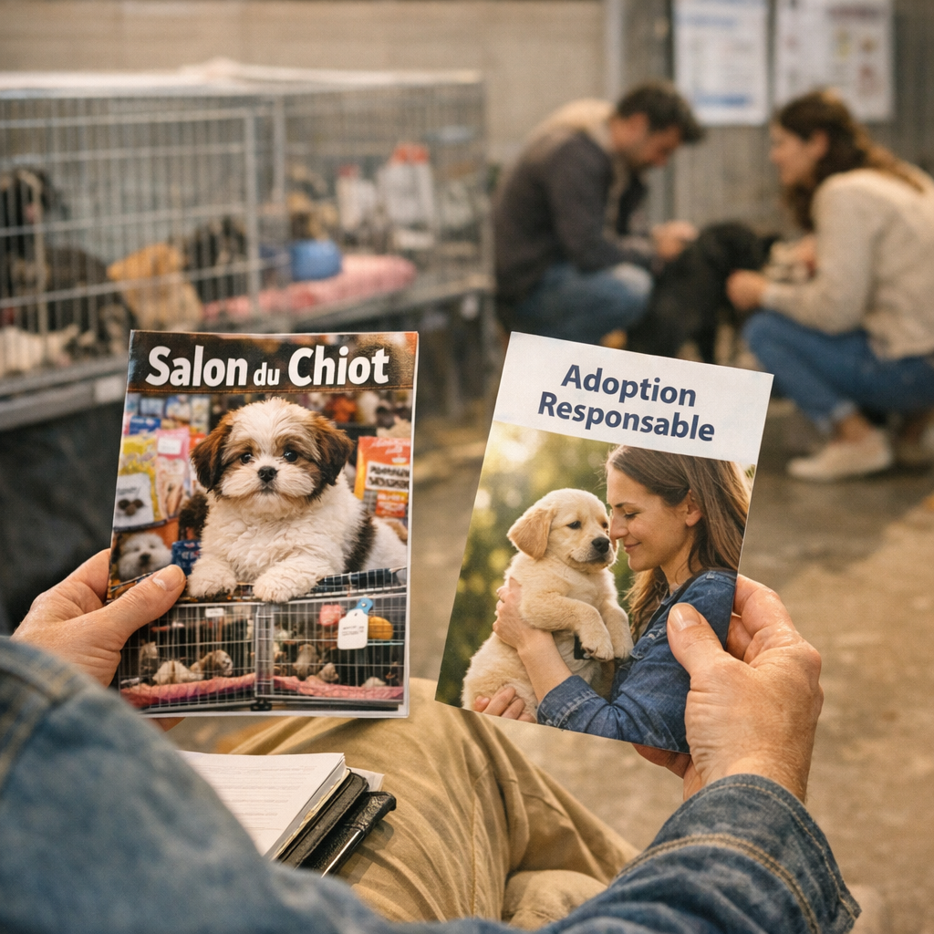 Comment vérifier avant de se déplacer si l’événement relève surtout d’une expovente commerciale ou d’une adoption respon