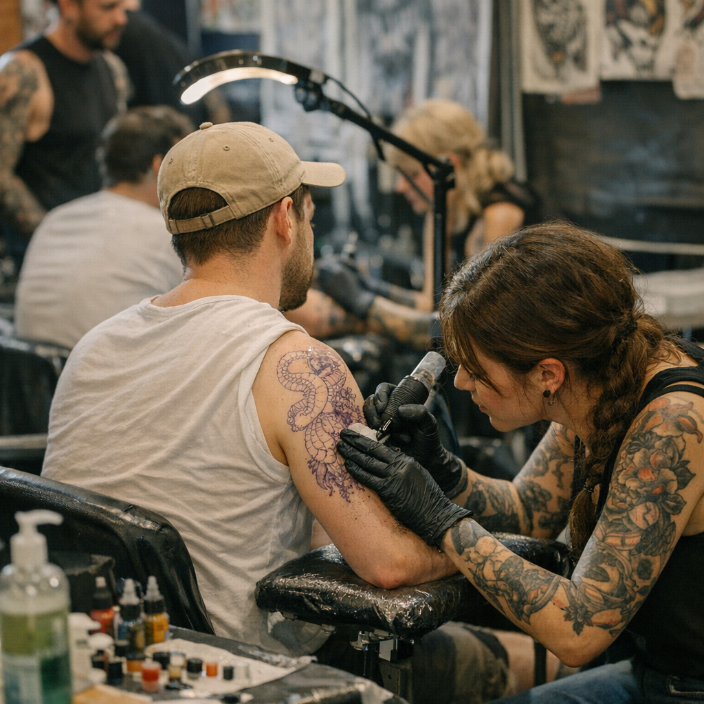 Comment se faire tatouer au salon du tatouage ?