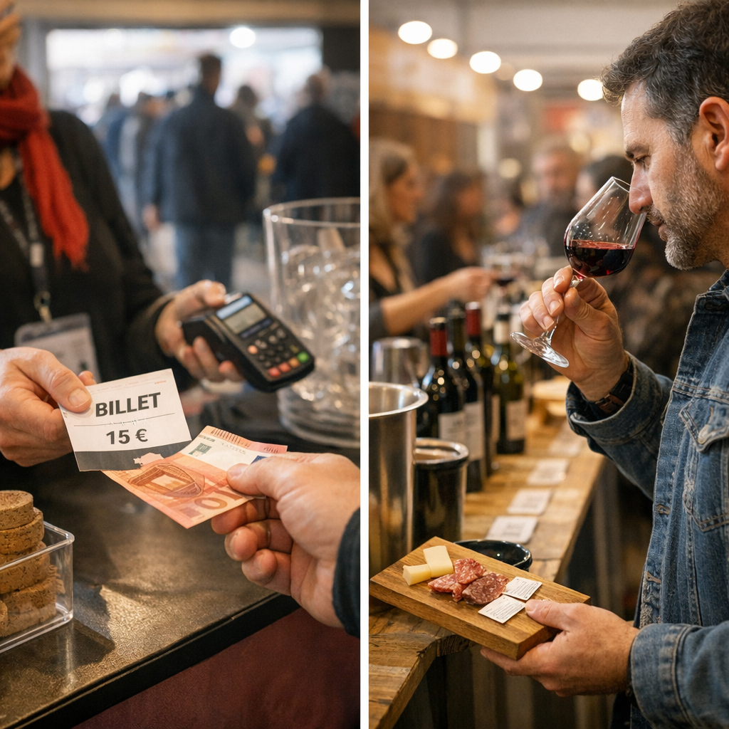 Combien coûte réellement l’entrée d’un salon du vin à Toulouse, et la dégustation est-elle incluse ?