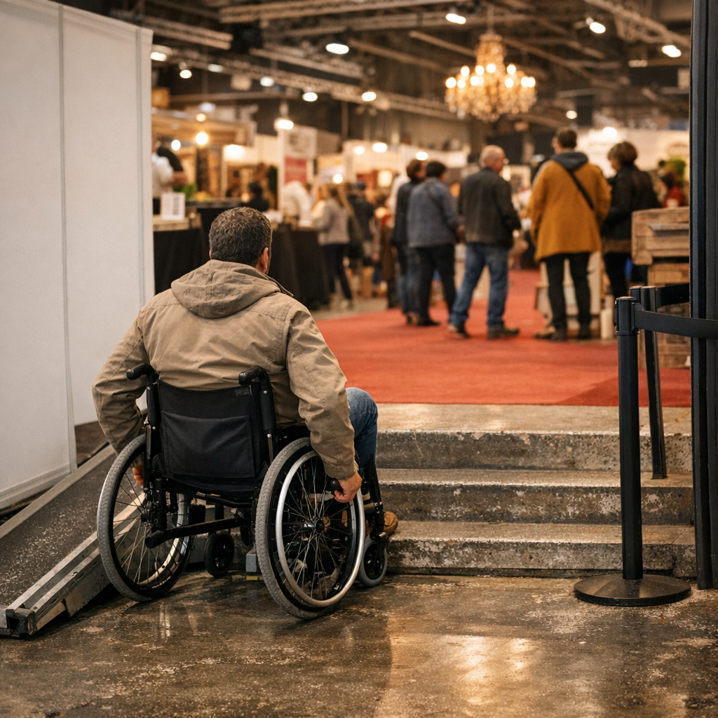 Le lieu est-il réellement accessible en pratique pour une personne à mobilité réduite ?