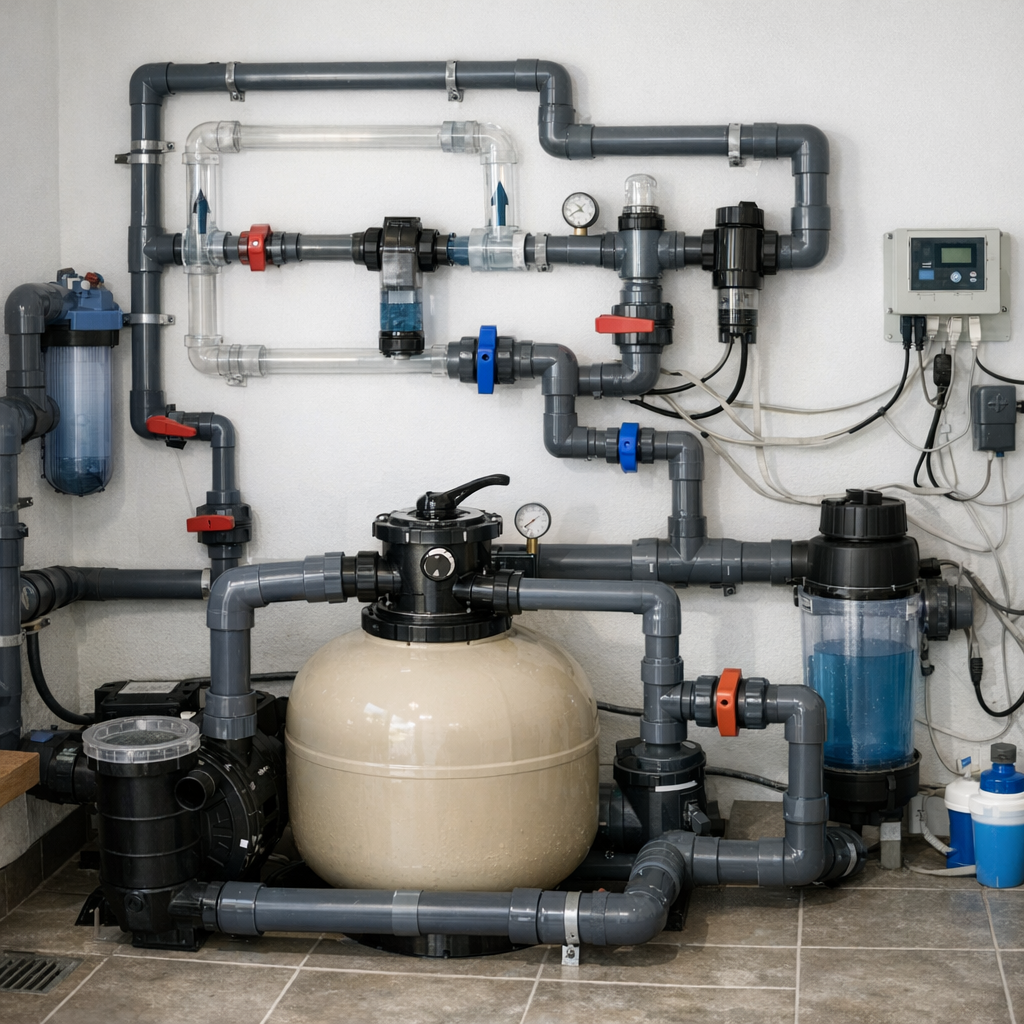 Comment réussir le Schéma de montage d’une filtration piscine