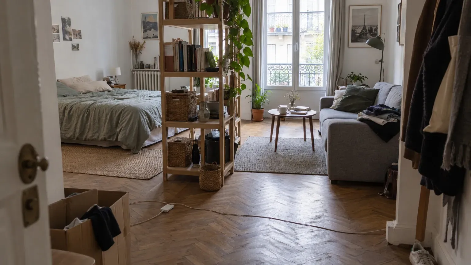 Studio sans cloison : pourquoi un mur fait perdre lumière et place, et les séparations légères à choisir