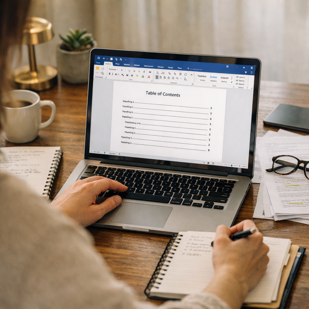 Comment créer une table of contents dans Microsoft Word sans se compliquer la vie
