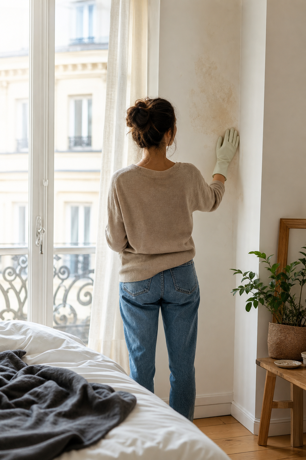Que faire lorsqu’une tache d’humidité apparaît sur un mur ?