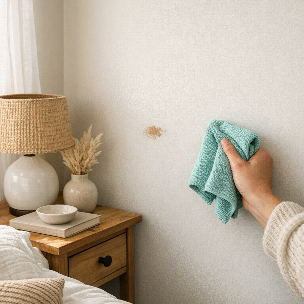 Une tache marron sur un mur intérieur doit-elle inquiéter ?