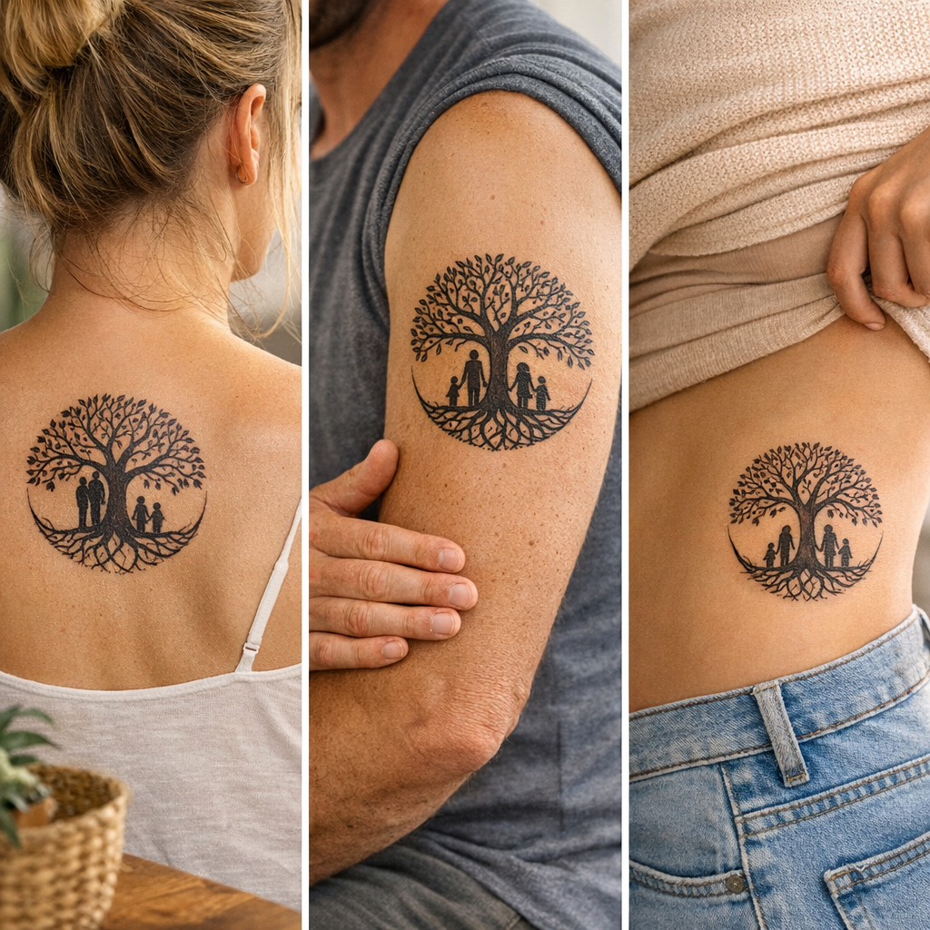 Où faire tatouage arbre de vie ? Choisir l’emplacement selon la lecture du motif