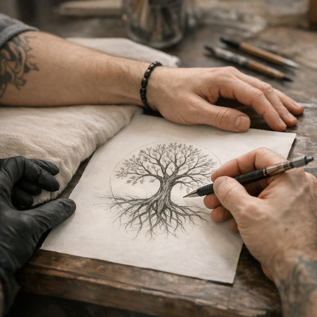 Comment créer un tatouage arbre de vie famille vraiment personnel