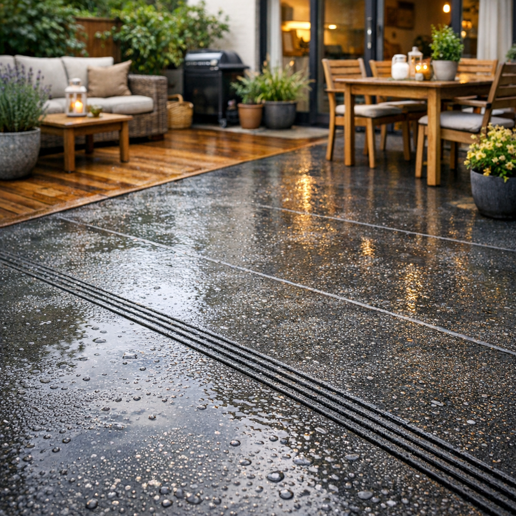 Terrasse en résine : avantages et inconvénients réels