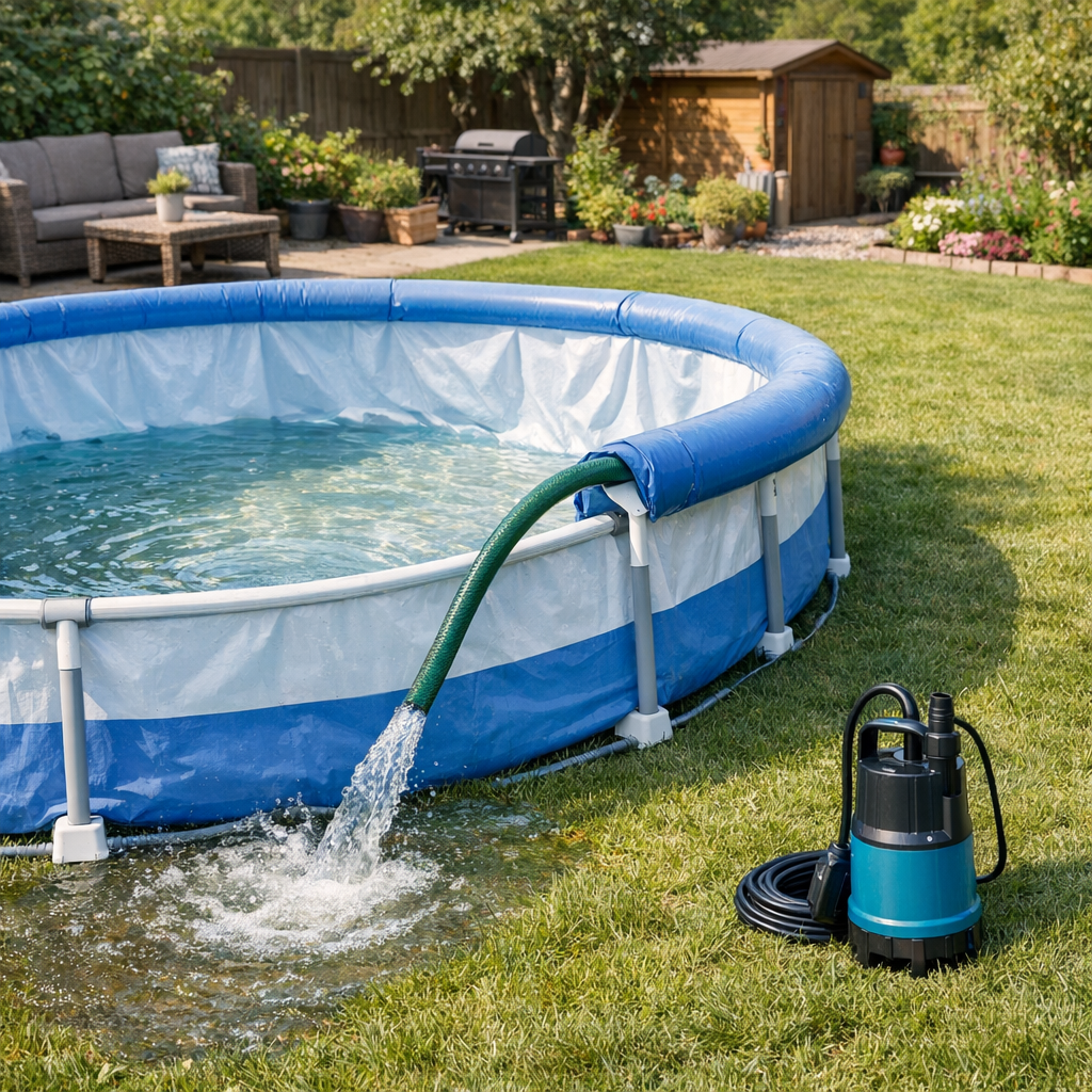 Comment Vider une Piscine avec un Tuyau sans perdre des heures